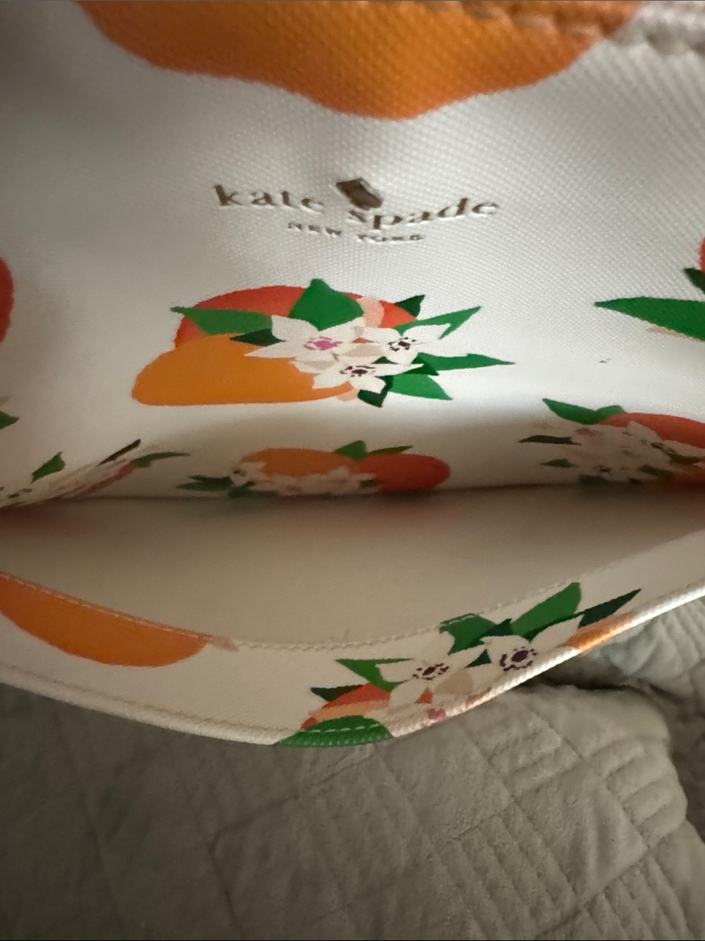 Kate Spade Harding Street Orange Tote - Picture 14 of 16